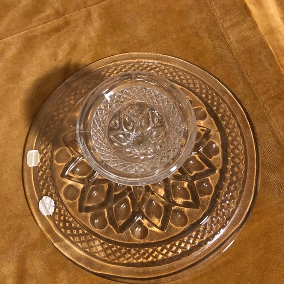 Vintage Imperial USA Glass Pedestal Cake Stand NWT - Picture 8 of 8